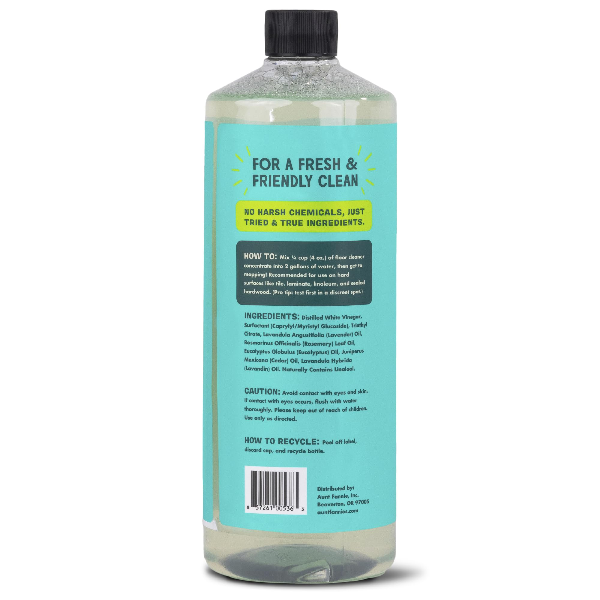 Aunt Fannie's Eco-Friendly Cleaning Bundle: Eucalyptus Vinegar Floor Wash & Lemon Hardwood Floor Cleaner - Perfect for Wood, Tile & Laminate Floors