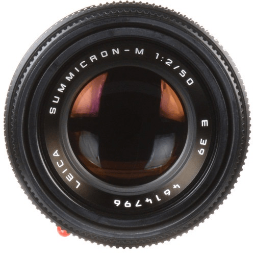 Leica Summicron M 50mm f/2.0 Manual Focus Prime Lens for Leica M Mount Cameras - Black | Perfect for Street Photography, Portraits & Low Light Shooting