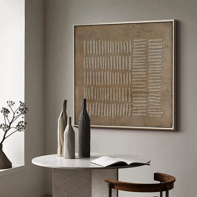 Abstract Tranquility Art Painting #WS027 - Modern Wall Decor for Living Room, Bedroom & Office - Calming Abstract Canvas Artwork