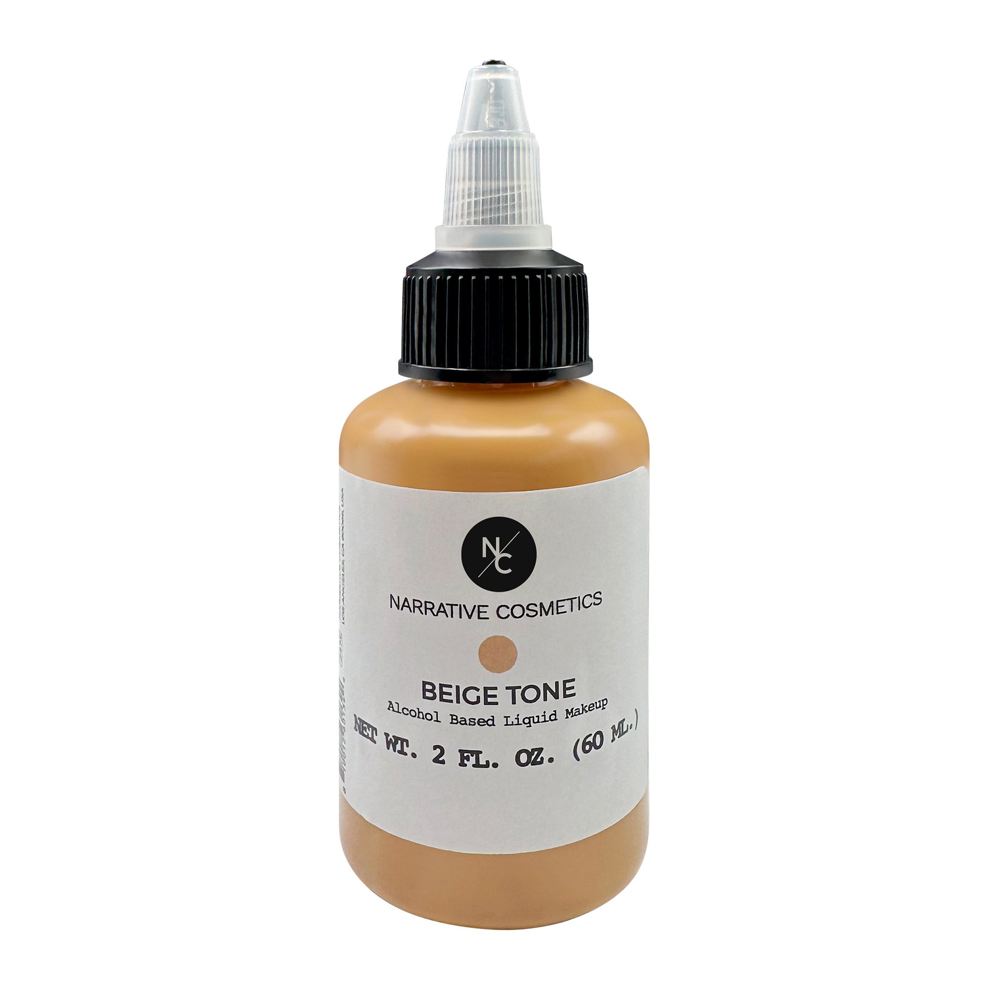 Flesh Tone Alcohol Airbrush Paints - 2 fl oz (60ml) Professional Body Art & Cosmetic Makeup for Face Painting, Tattoo Practice, Special FX - Perfect for Halloween & Cosplay