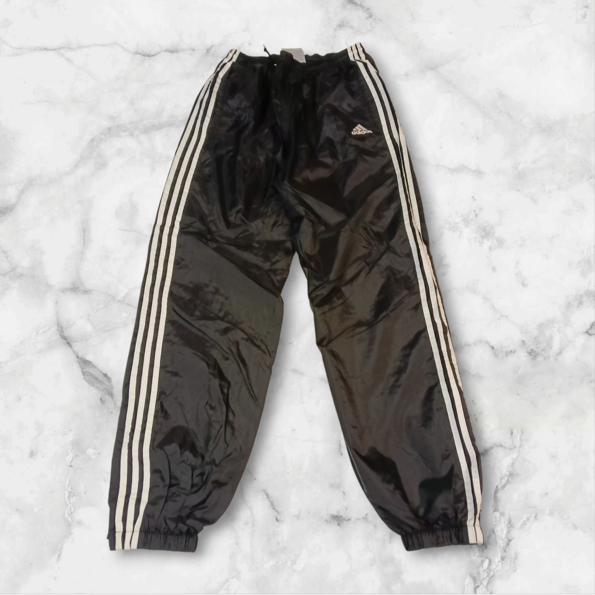 Adidas Vintage Track Pants for Men - Baggy Fit Retro Joggers M1724 | Casual Streetwear & Lounge Comfort
