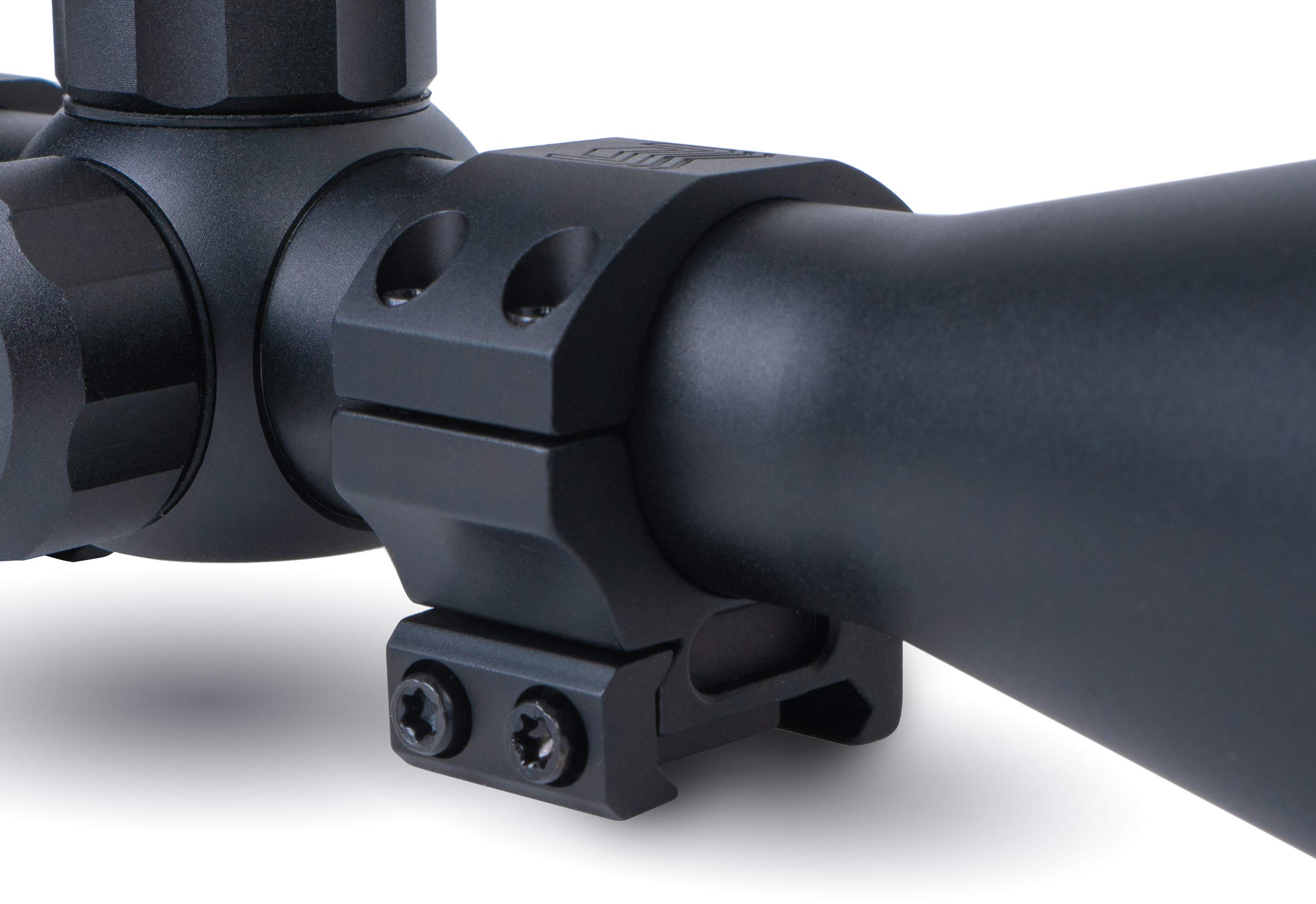 Monstrum Precision Picatinny Scope Rings with Integrated Level Bubble - 1 Inch Diameter for Rifle Scopes | Perfect for Hunting, Target Shooting & Long Range Precision