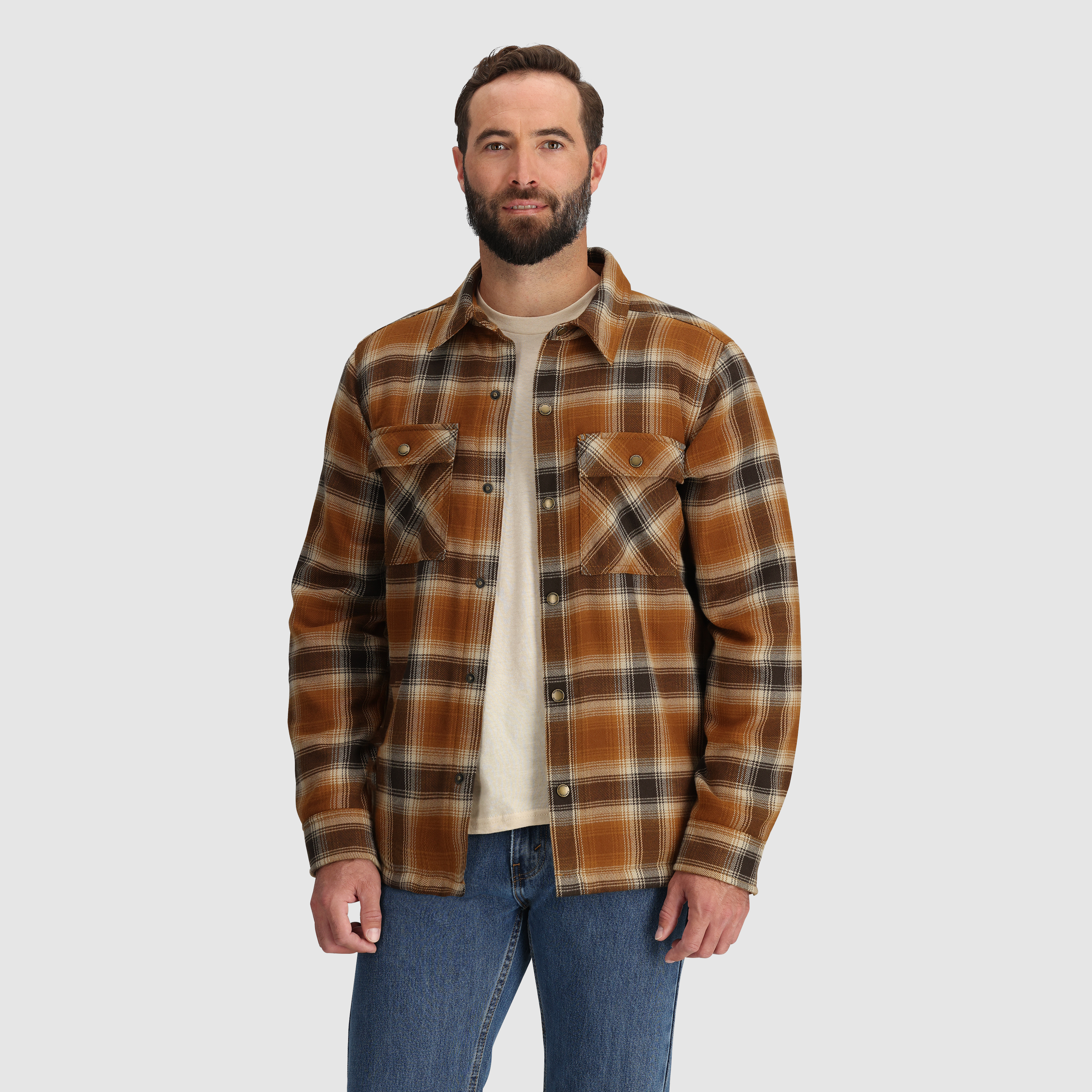 Men's Lightweight Feedback Shirt Jacket - Stylish Casual Outerwear for Spring & Fall | Perfect for Outdoor Activities, Travel & Everyday Wear