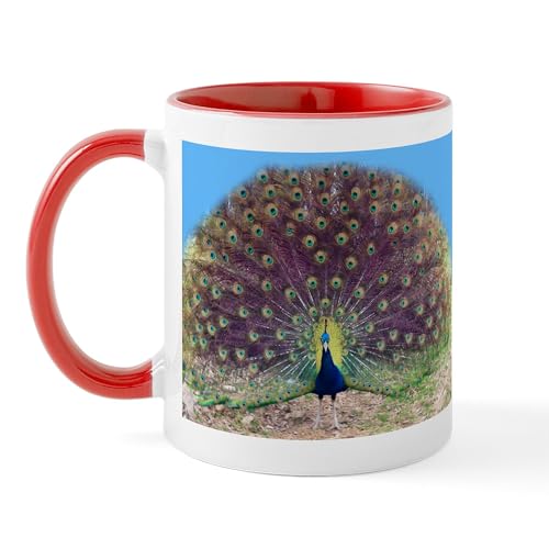 White/Red Inside - Pretty Peacock
