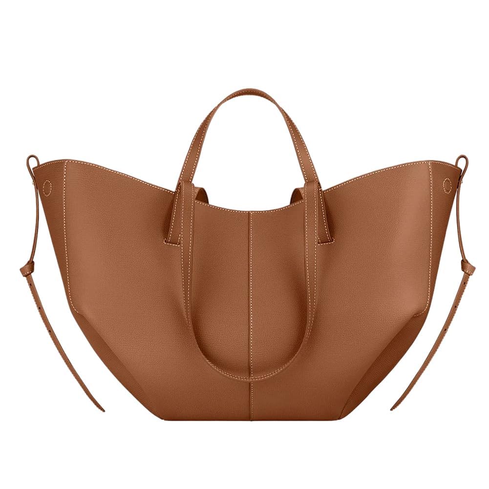 2024 Stylish Leather Tote Bags for Women - Large Work Handbag with Detachable Purse, Underarm & Dumpling Bag | Perfect for Office, Travel & Daily Use