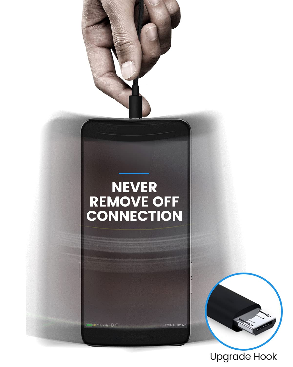 5M Micro USB Cable - Durable Nylon Braided Long Android Charger Cord for Samsung S7/S6/S5, PS4 Controller, Kindle Fire, Sony & HTC Devices | Fast Charging & Data Sync | Perfect for Gaming, Travel & Home Use