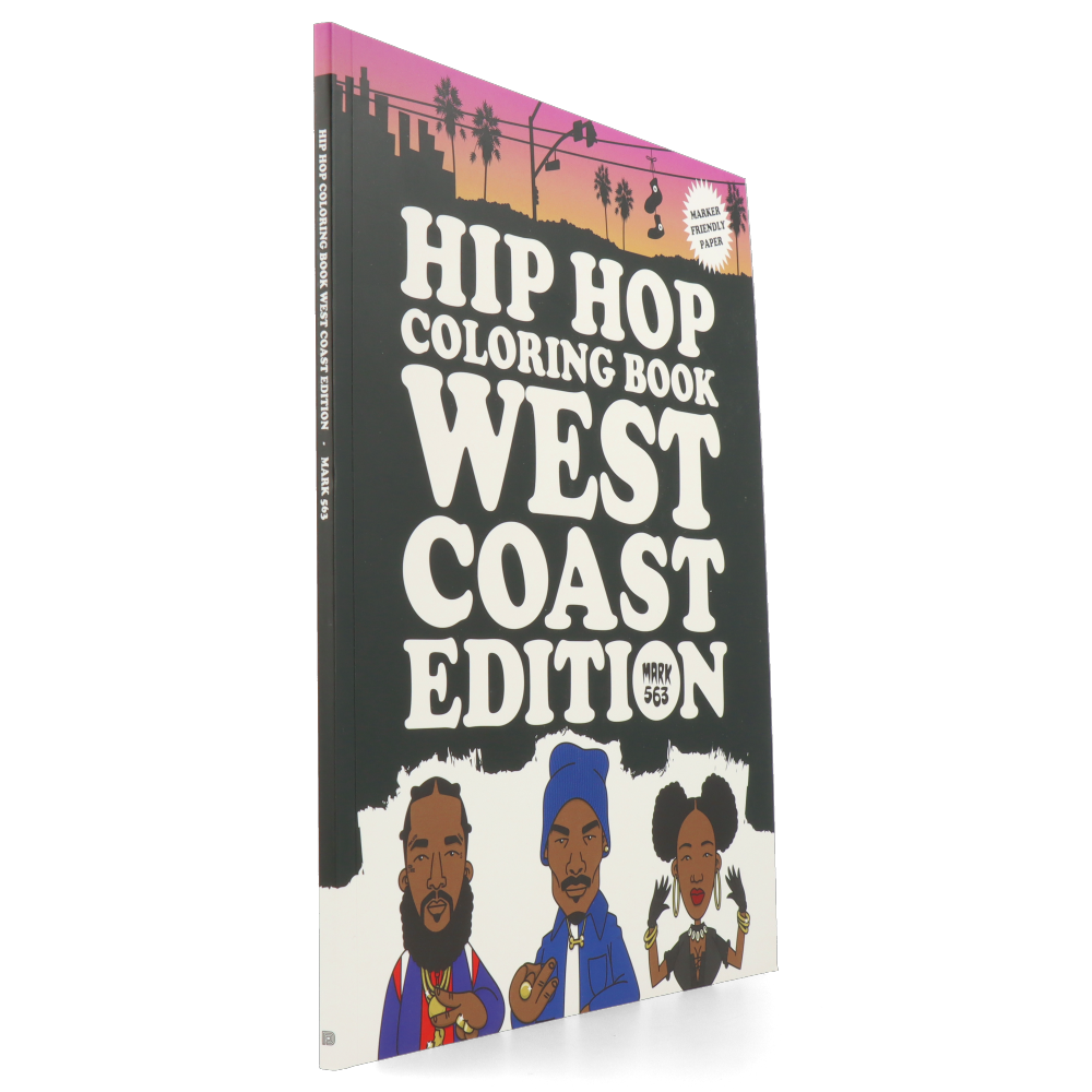 Hip Hop Coloring Book: West Coast Edition - Graffiti Art & Urban Culture for Adults & Teens | Perfect for Relaxation & Creativity