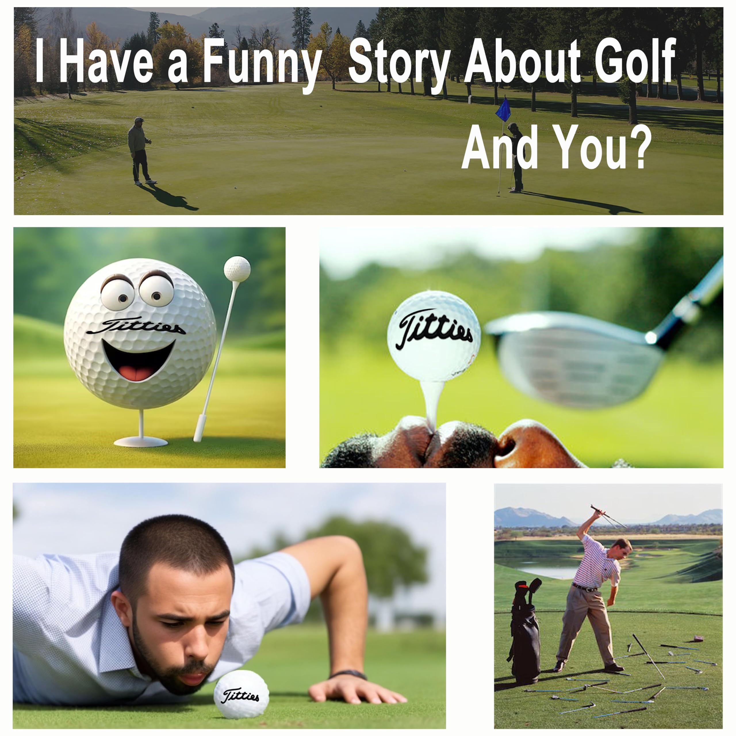 Bamveio Funny Golf Visors Hats for Men & Women - Humorous Golf Gifts for Adults - Perfect for Golf Tournaments, Driving Range & Outdoor Sports