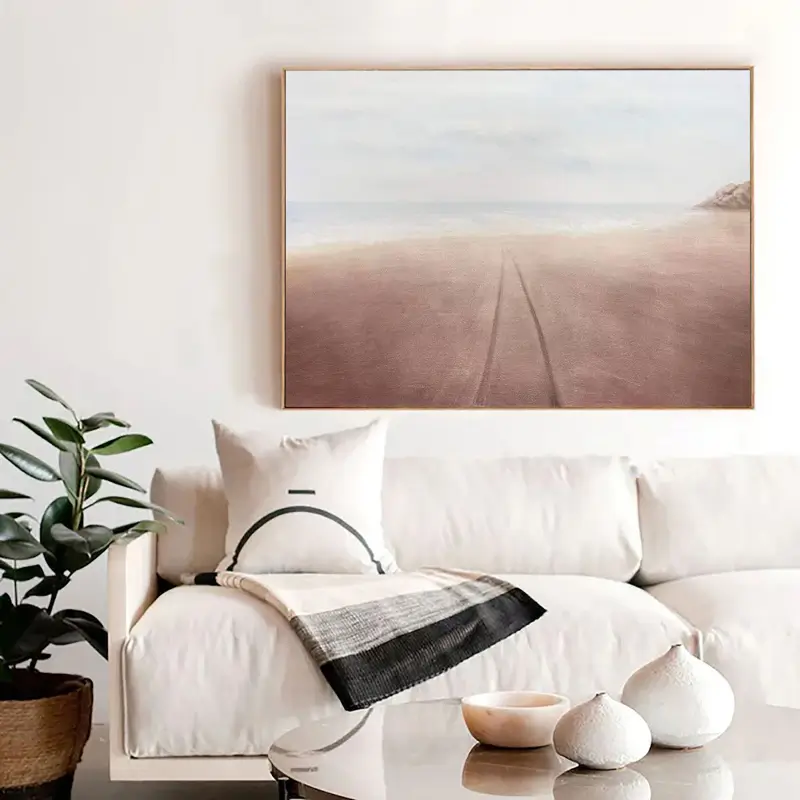 Ocean and Sky Painting #OS 017 - Stunning Seascape Wall Art for Home & Office Decor - Perfect for Living Room, Bedroom, or Beach House