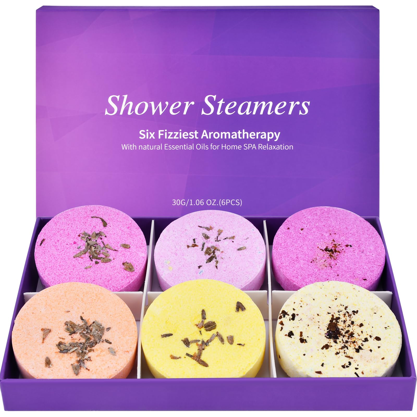 Funny Aromatherapy Shower Steamers for Women - 6 Pack Essential Oil Shower Tablets, Unique Birthday Gift for Wife, Girlfriend, Mother - Perfect for Relaxation, Thanksgiving, Christmas & Mother's Day Gifts