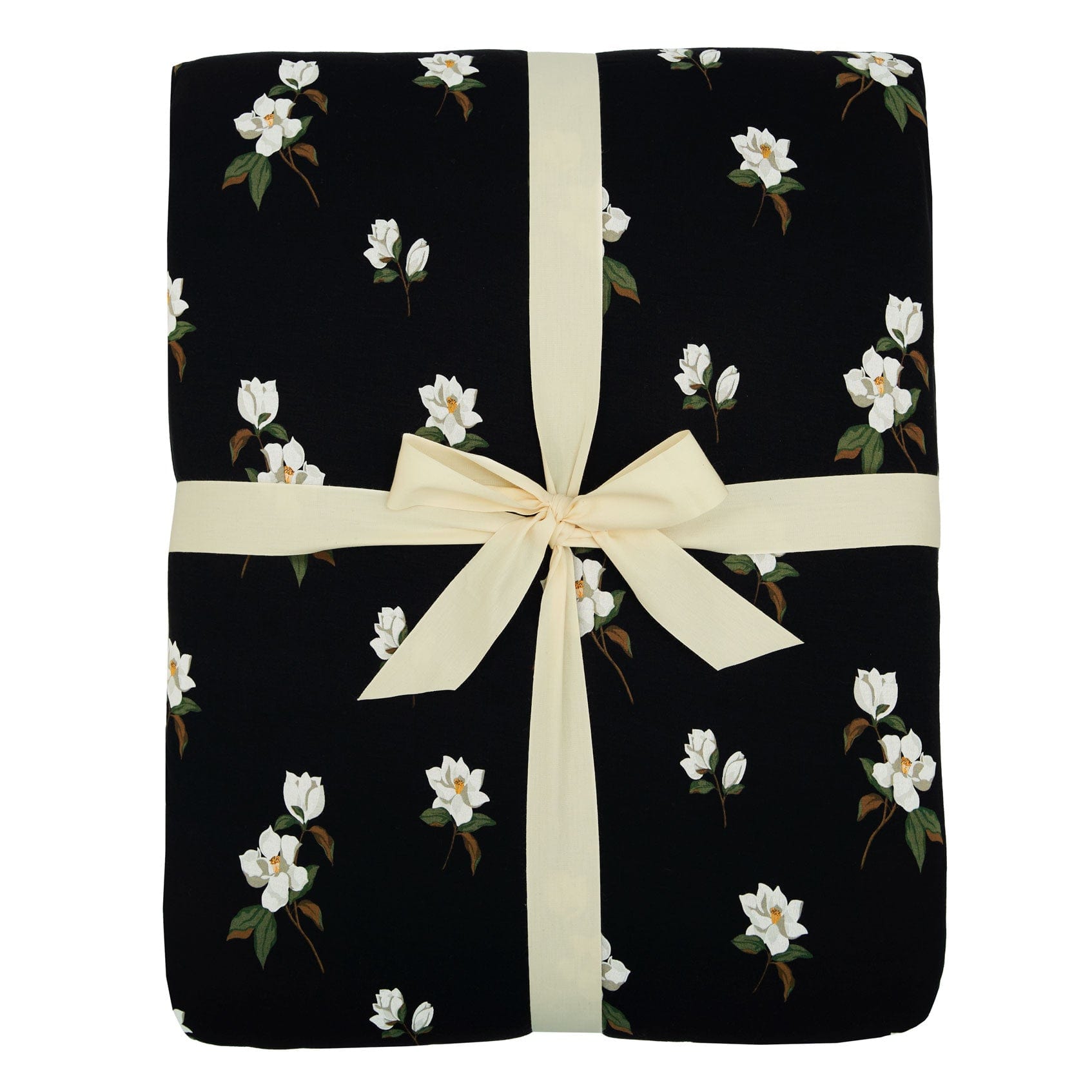 Adult Quilted Blanket - Big Midnight Magnolia 2.5 - Ultra Soft & Cozy Throw Blanket for Bed, Sofa & Couch - Perfect for Winter Nights & Home Decor