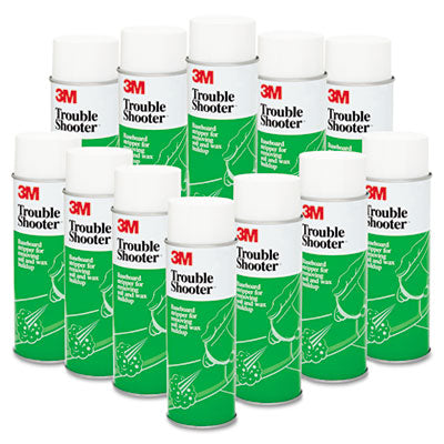 3M™ Troubleshooter Baseboard Stripper - 21 Oz Aerosol Spray (Pack of 12) | Professional Adhesive Remover for Walls, Floors & Baseboards | Ideal for Home Renovation, Paint Prep & DIY Projects
