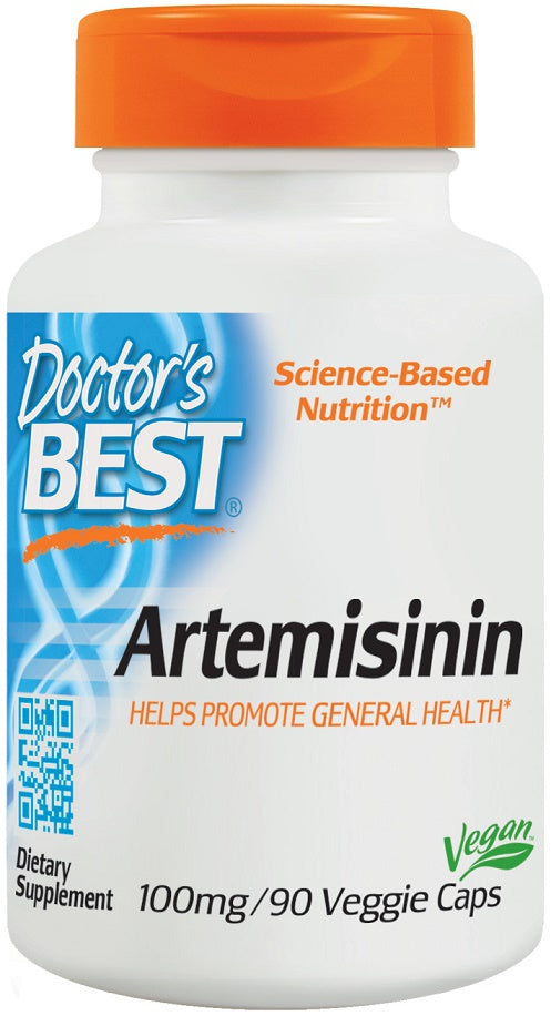 Doctor's Best Artemisinin Supplement 100mg - 90 Vegan Capsules for Immune Support & Wellness - Perfect for Daily Health Routine & Travel