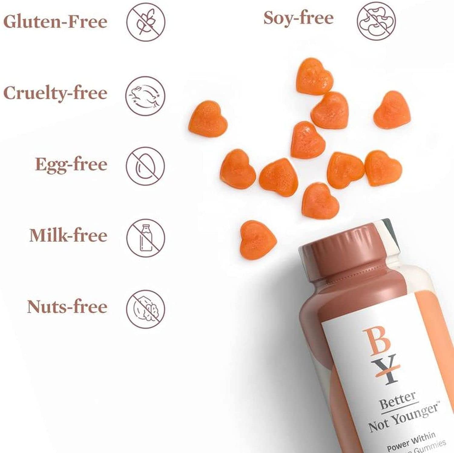 Better Not Younger Power Within Skin & Scalp Collagen Gummies + Significant Other Hair, Skin & Nails Supplement Bundle - Gluten-Free Chewable Dietary Supplements for Women - Promote Healthy Hair Growth & Radiant Skin at Any Age | Perfect for Daily Wellness Routine & Anti-Aging Care