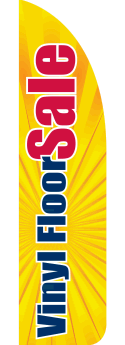 Vinyl Sidewalk Feather Flag Banner - High Visibility Advertising for Outdoor Sales & Events (Flag Only) - Perfect for Retail Stores, Car Dealerships & Grand Openings