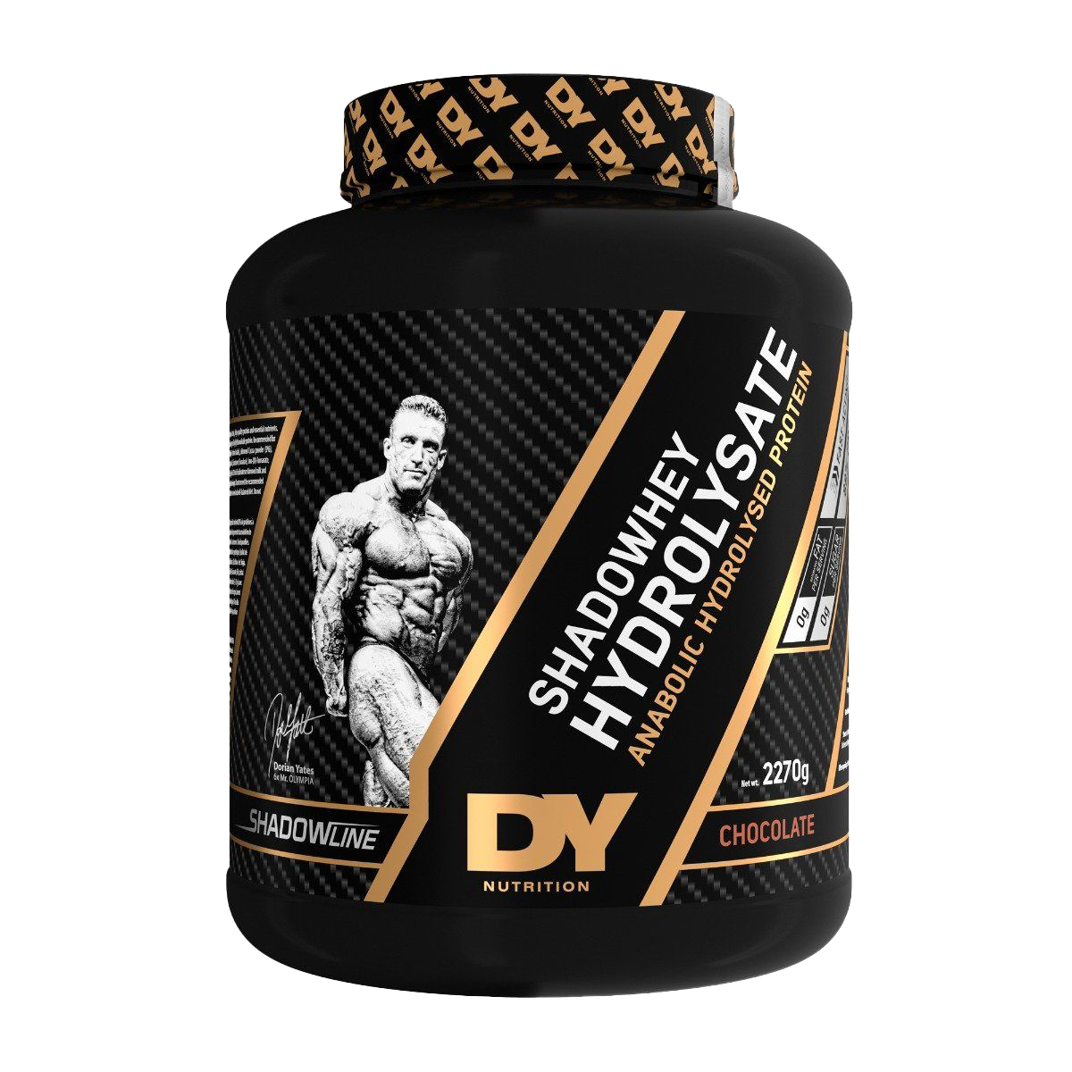 Dorian Yates Shadowhey Hydrolysate Whey Protein Powder - Chocolate Flavor, 5 lb (2270g) - Fast Absorption for Post-Workout Recovery & Muscle Growth - Gym, Fitness & Bodybuilding Supplement