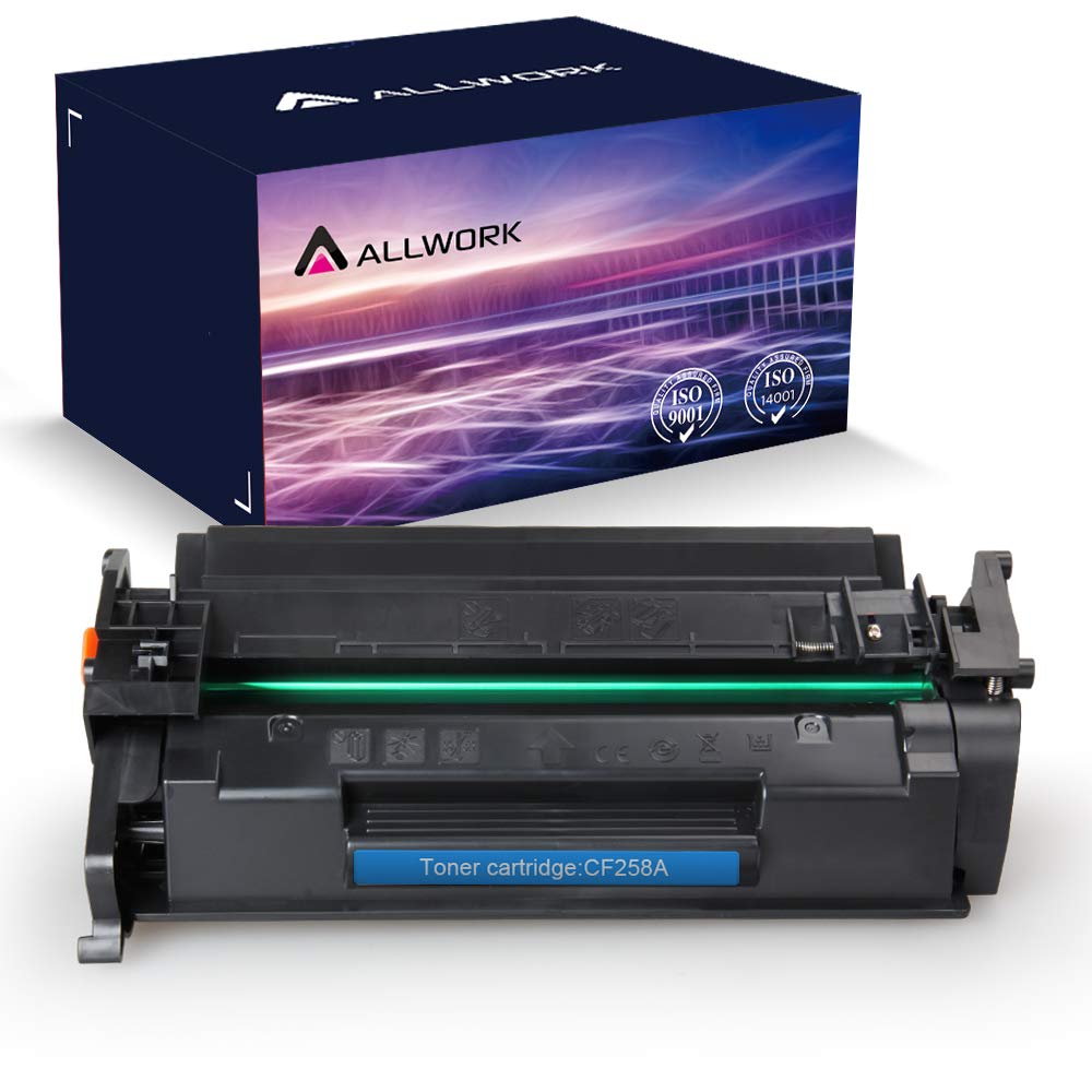HP CF258A Compatible Toner Cartridge Replacement (No Chip) - Works with HP M404n Printer | High-Quality Printing for Office & Home Use