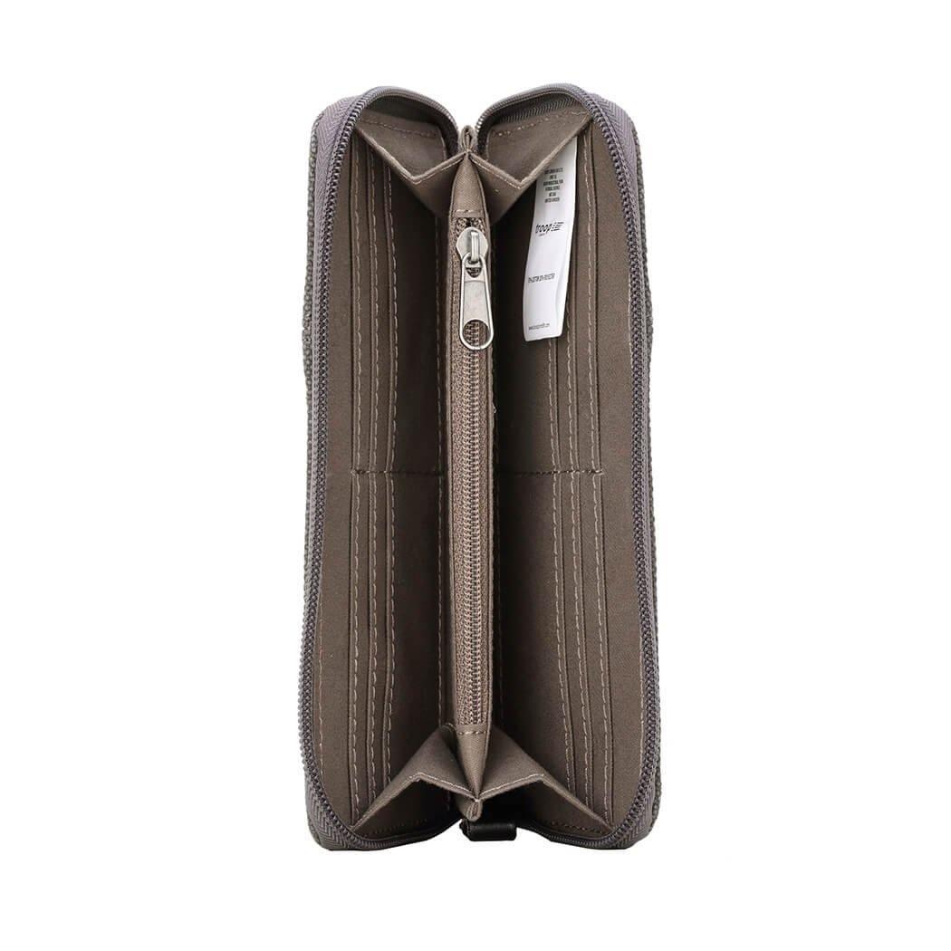 TRP0501 Troop London Canvas Zip Around Wallet for Men & Women - Stylish & Durable Travel Money Organizer for Everyday Use