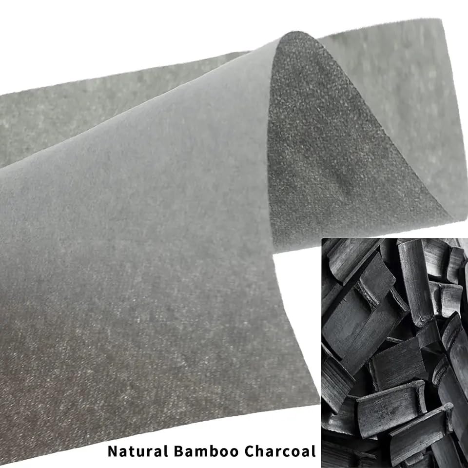 Organic Bamboo Charcoal Blotting Papers - 100 Sheets | Natural Oil Absorbing Facial Sheets for Oily Skin, Acne & Shine Control | Perfect for Makeup Touch-Ups, Gym, Travel & Daily Skincare Routine