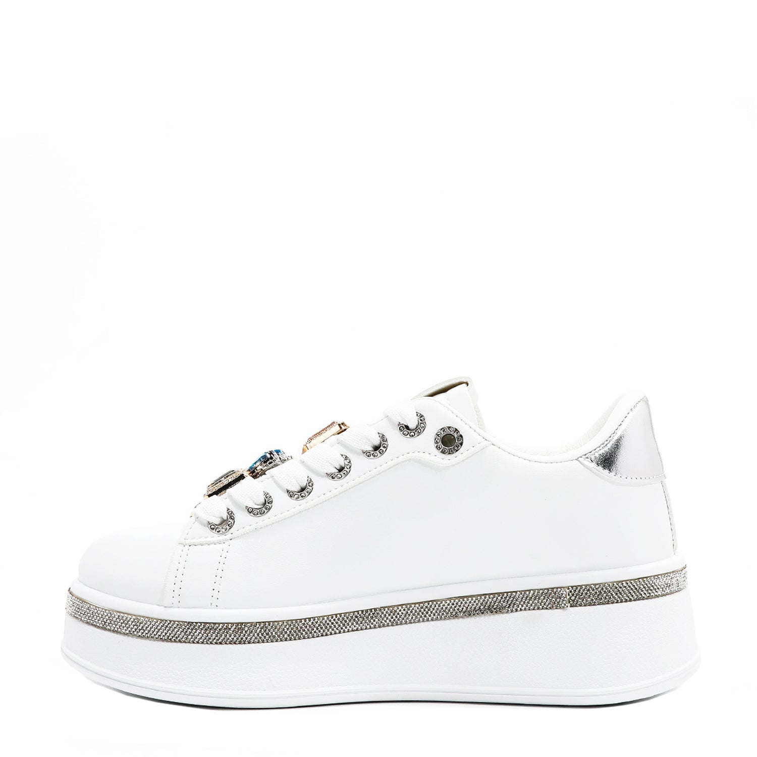 Sparkling Rhinestone Sneakers for Women - Trendy Fashion Shoes for Parties, Weddings & Night Out