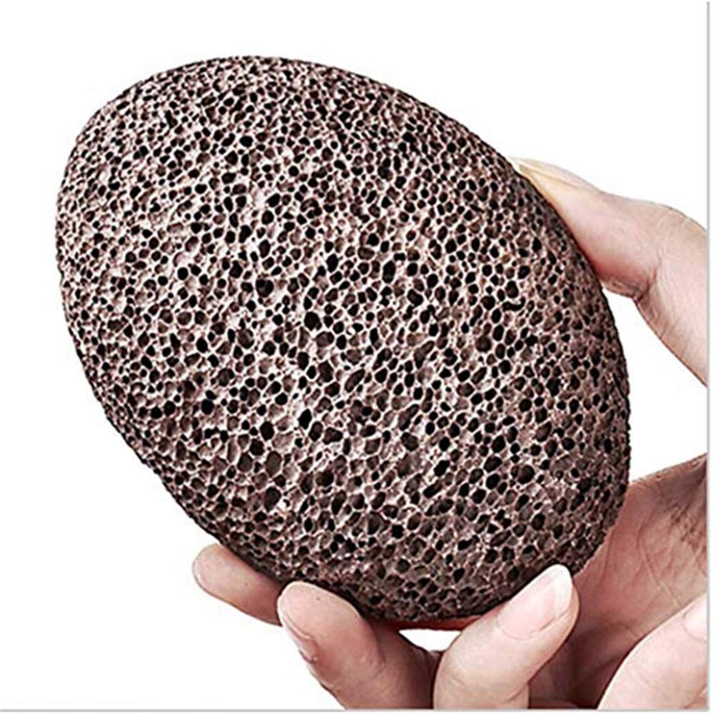 Natural Pumice Stone Foot File - Callus Remover & Dead Skin Grinding Tool for Smooth Feet | Foot Care & Massage Tool for Hard Skin, Cracked Heels & Pedicure at Home