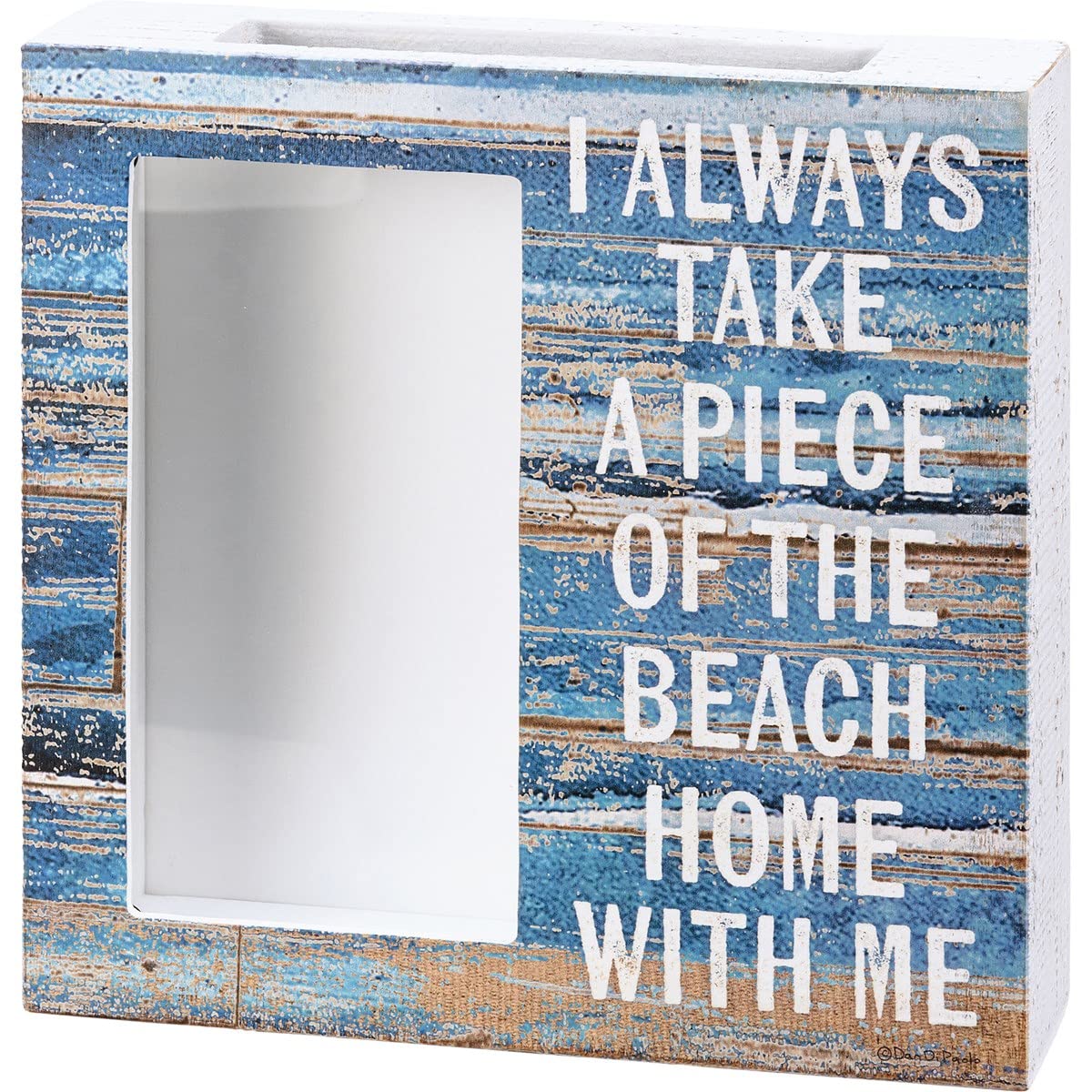 Primitives by Kathy Beach Shell Holder - Decorative Seashell Display for Coastal Home Décor | Perfect for Beach House, Bathroom, or Living Room Decor