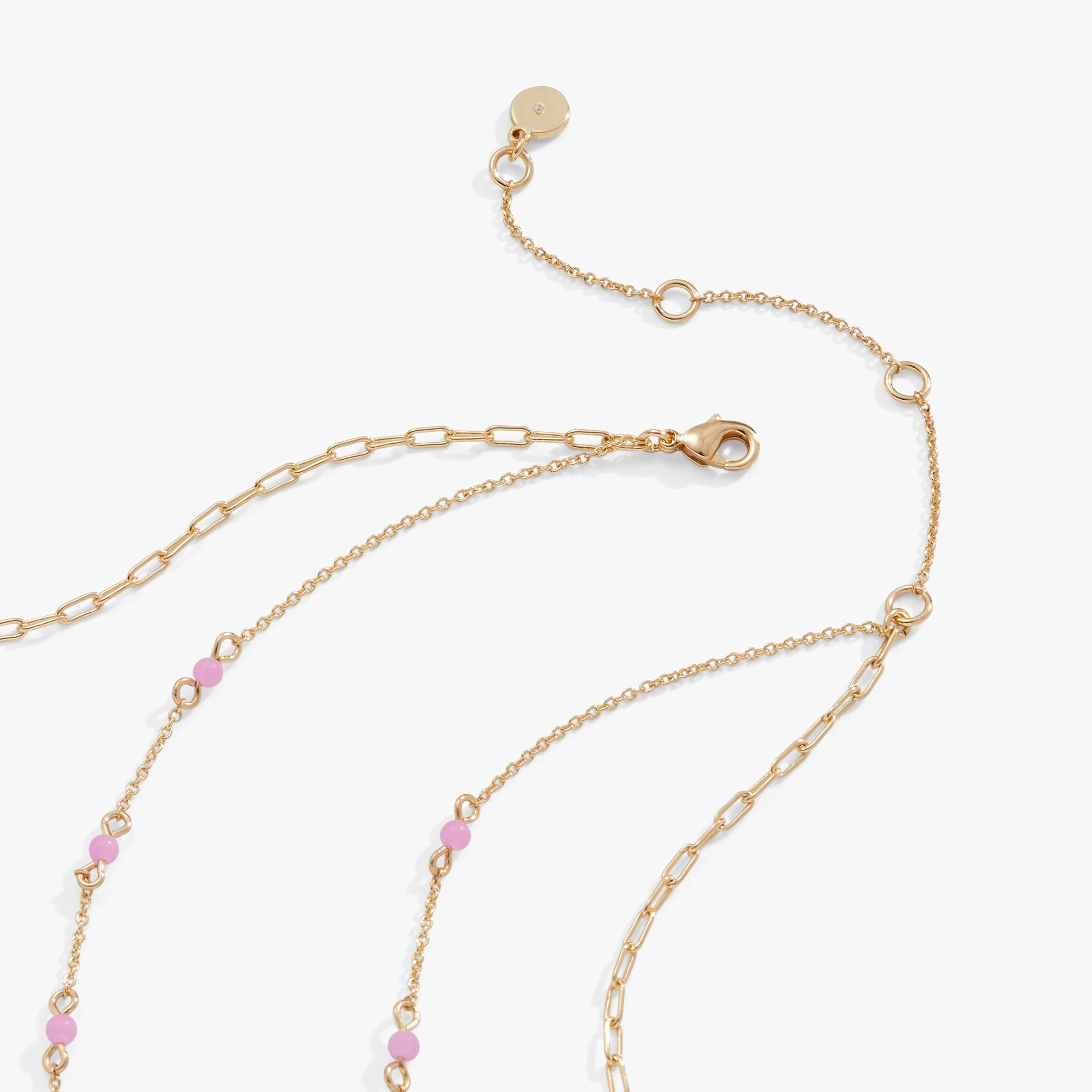 Elegant Butterfly Necklace with Pink Agate - Perfect for Women's Fashion & Gift Giving | Wedding, Party & Everyday Wear