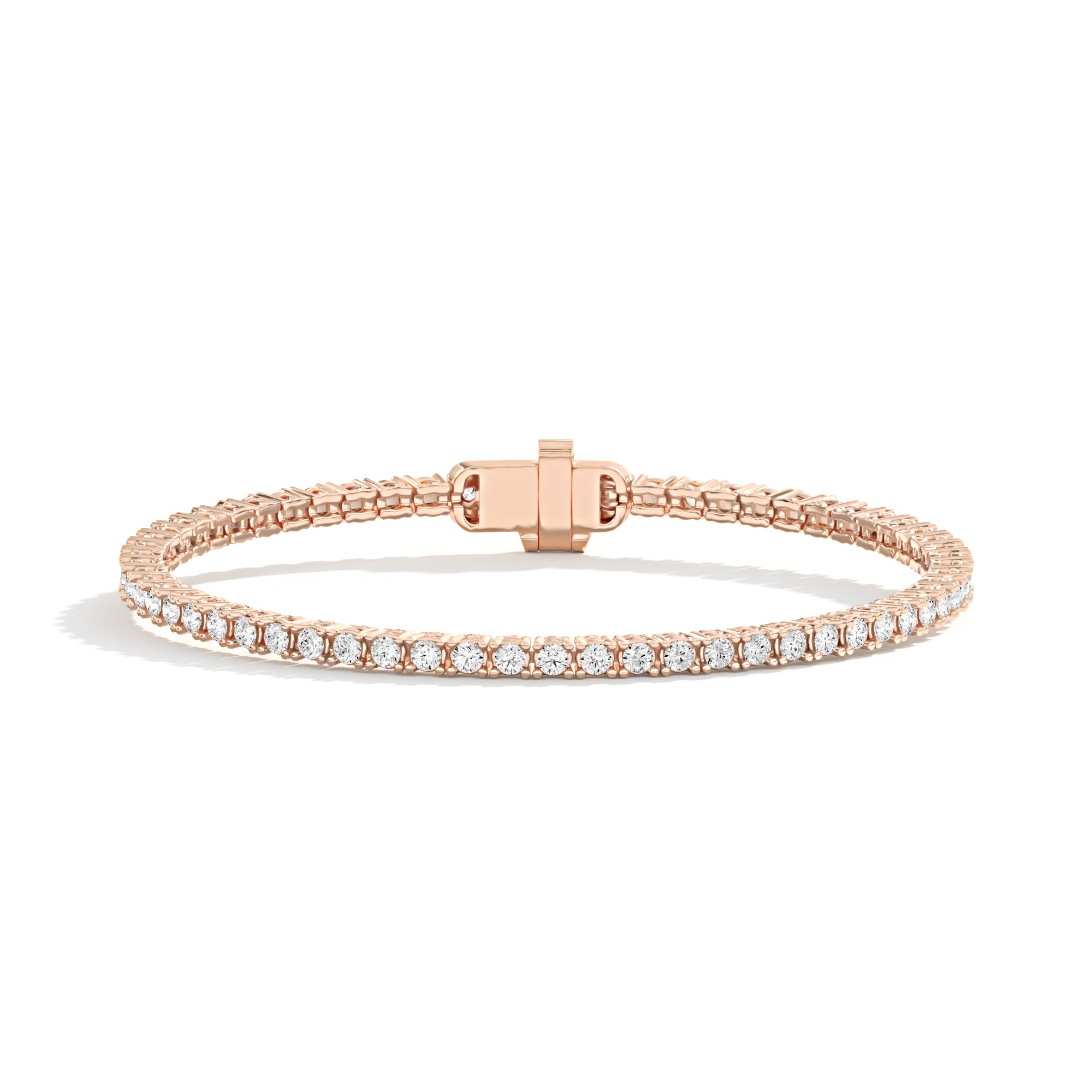 3 Carat Diamond Tennis Bracelet for Women - Elegant & Durable 14K Gold/White Gold/Silver - Perfect for Weddings, Anniversaries & Special Occasions