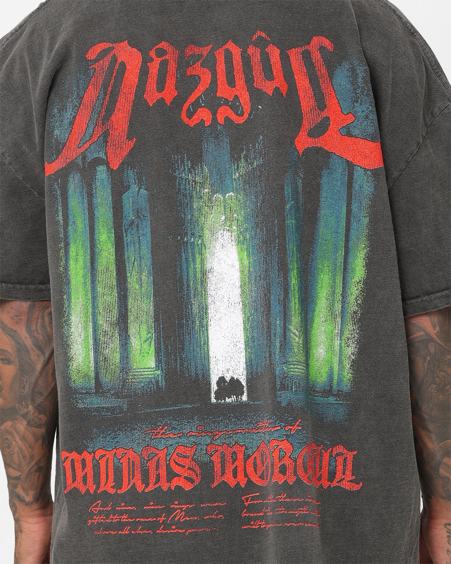 Vintage Lord of the Rings Nazgul Heavyweight T-Shirt - Black Washed Cotton Tee | American Thrift Style | Perfect for Cosplay, Movie Nights & Fantasy Fans