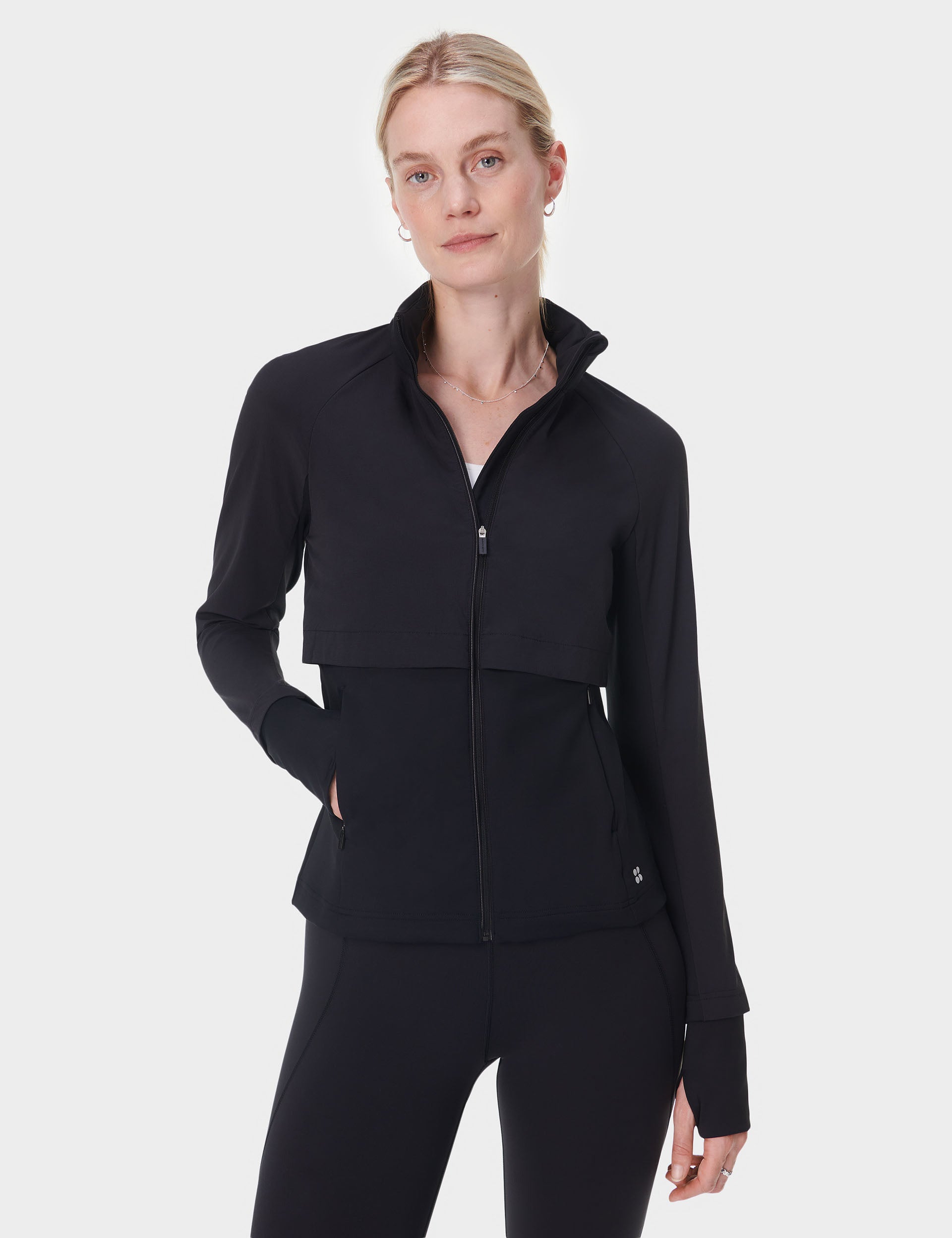 Waterproof Running Jacket for Men & Women - Lightweight Windproof Breathable Pro Run Jacket - Ideal for Outdoor Jogging, Hiking & Rainy Weather (Black)
