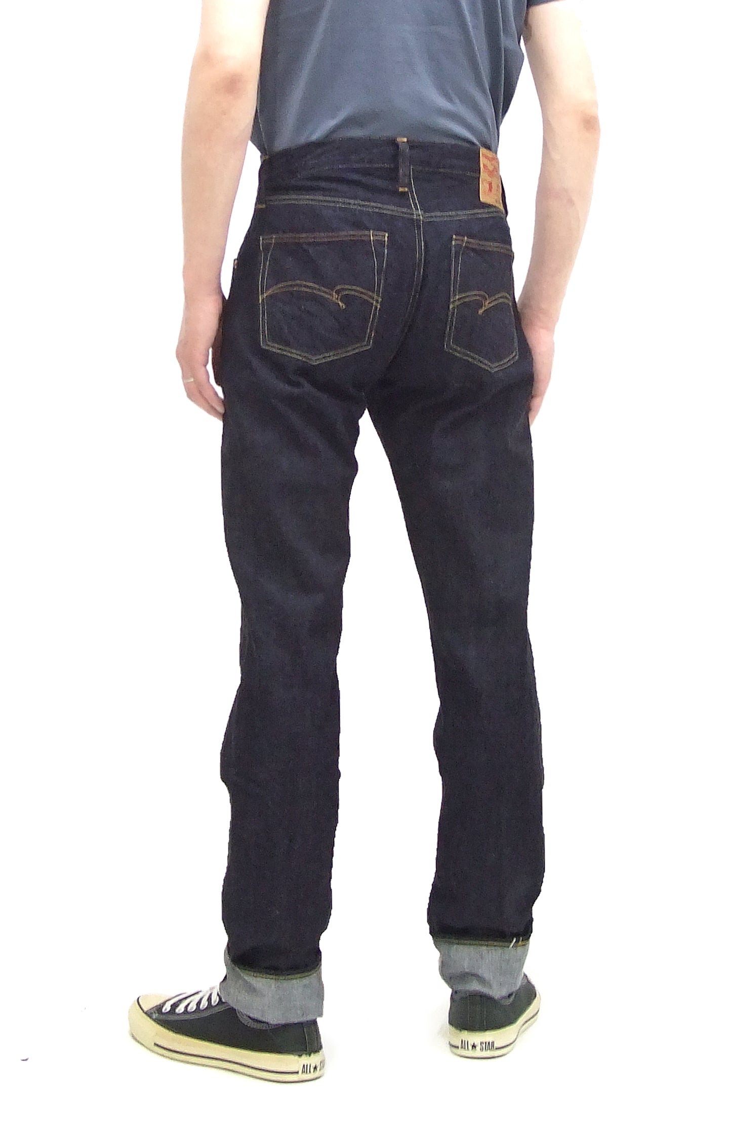 Studio D'artisan Men's Relaxed Tapered Fit Jeans - 12oz Japanese Denim Lightweight Comfortable SD 508 One Wash for Casual Wear & Everyday Outfits
