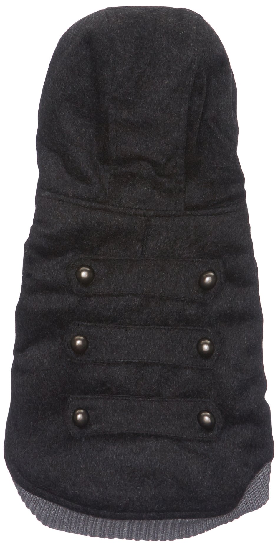 Dogit Style Military Dog Coat - Small, Gray - Durable & Stylish Dog Jacket for Cold Weather, Outdoor Adventures & Training