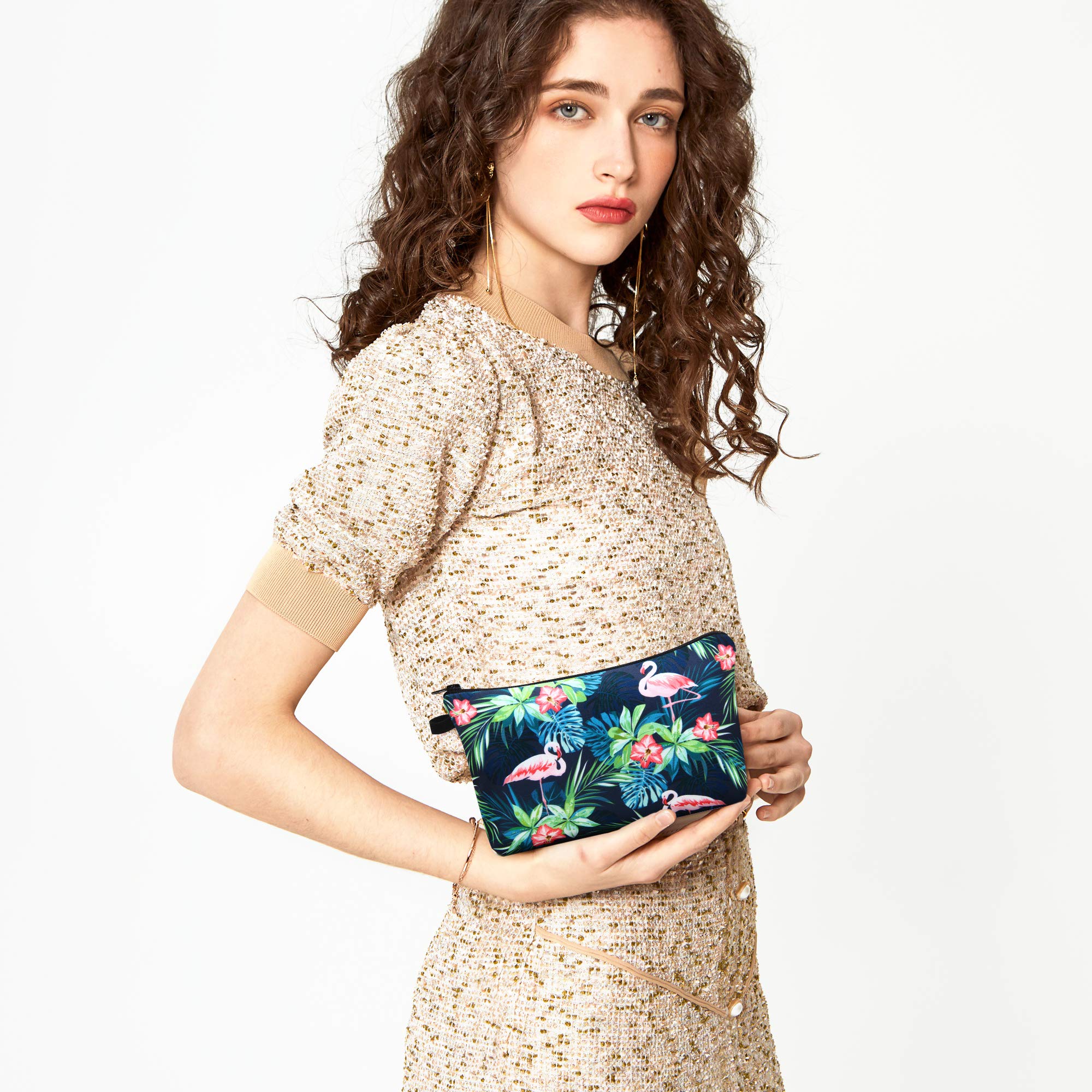 Waterproof Travel Makeup Bag for Women - Portable Cosmetic Pouch & Toiletry Organizer | Perfect for Purse, Gym, Vacation & Daily Essentials Storage
