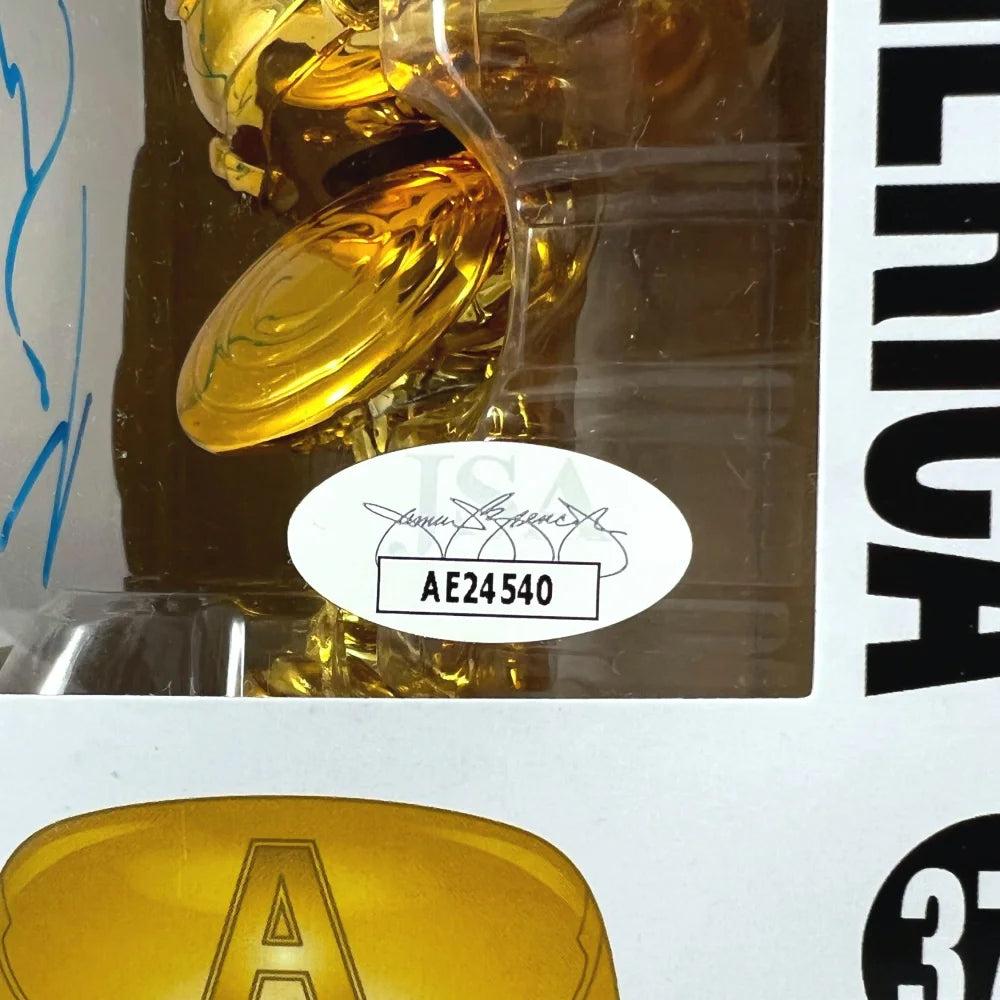 Kevin Feige Autographed Funko Pop #377 Avengers Captain America with JSA COA - Perfect for Marvel Collectors & Superhero Fans Display