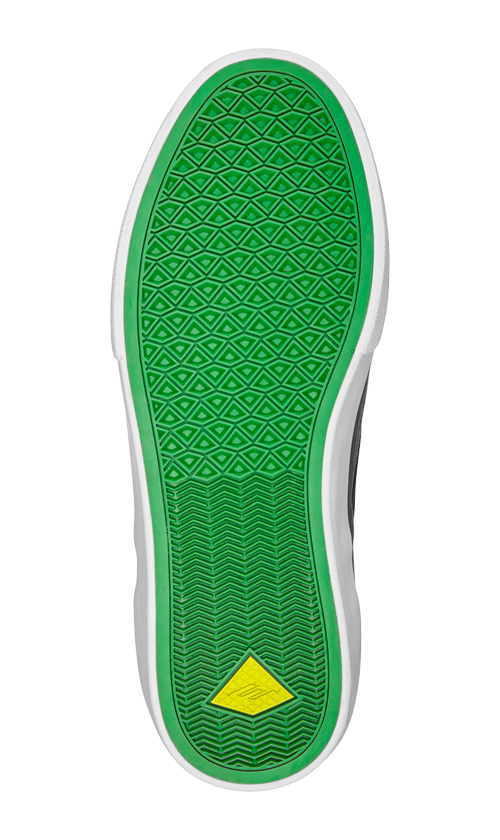 Emerica x Creature Wino G6 Slip-On Skate Shoes for Men - Black/Green - Comfortable & Durable for Skateboarding & Casual Wear