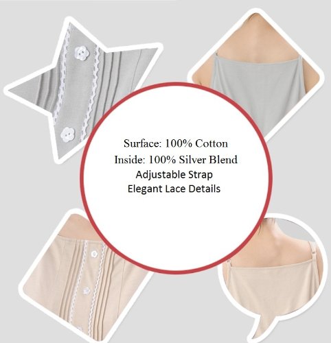 Soft Maternity Cotton Camisole with Anti-Radiation Protection - Nursing Tank Top for Pregnant Women (Beige) | Comfortable for Pregnancy, Breastfeeding & Everyday Wear