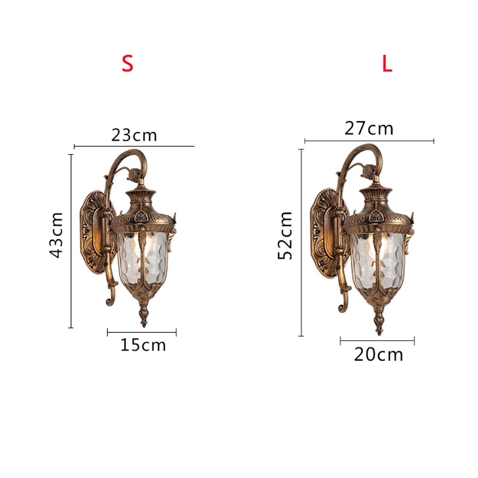 Black Small Outdoor Wall Lights - Solar Powered Garden Lanterns for Patio, Porch, and Exterior Home Decor | Weatherproof & Energy Efficient Wall Lighting Fixtures