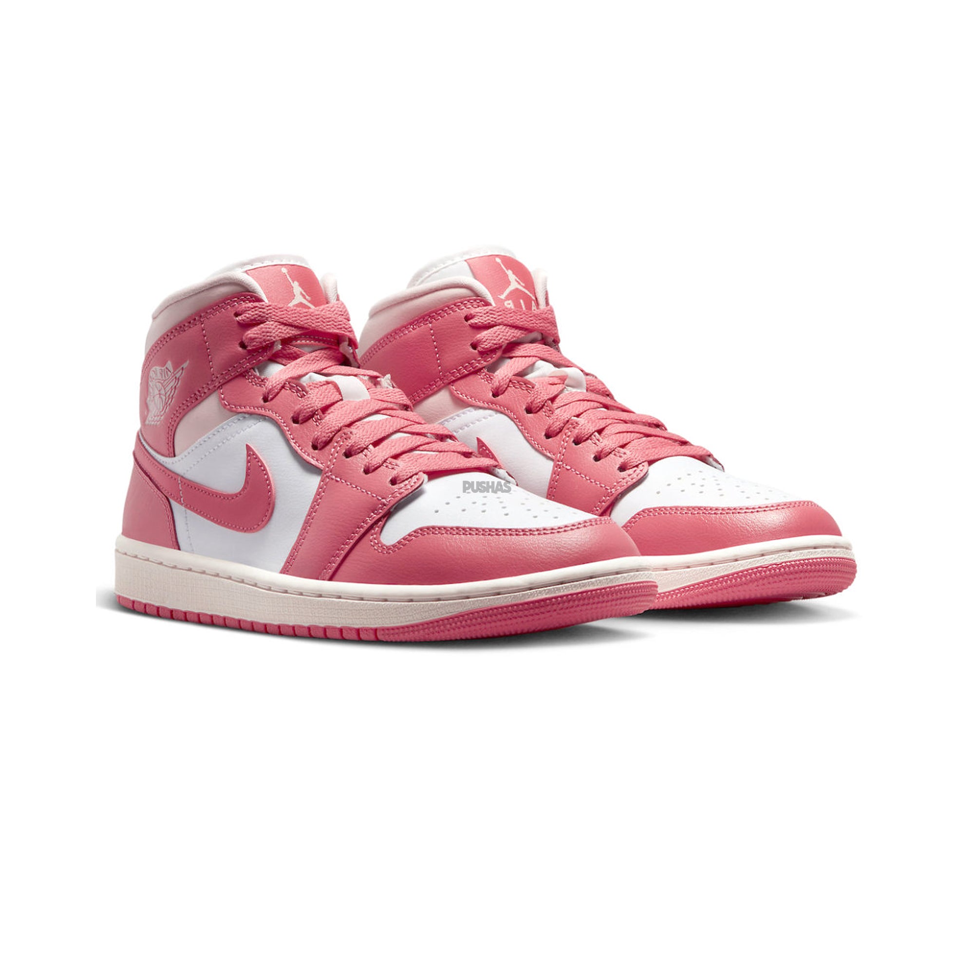 Air Jordan 1 Mid 'Strawberries and Cream' Women's Sneakers (2023) - Stylish Basketball Shoes for Casual Wear & Street Fashion