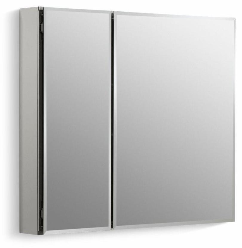 30 x 26 Inch Aluminum Medicine Cabinet with Mirror - Kohler CB CLC3026FS for Bathroom, Vanity & Home Decor