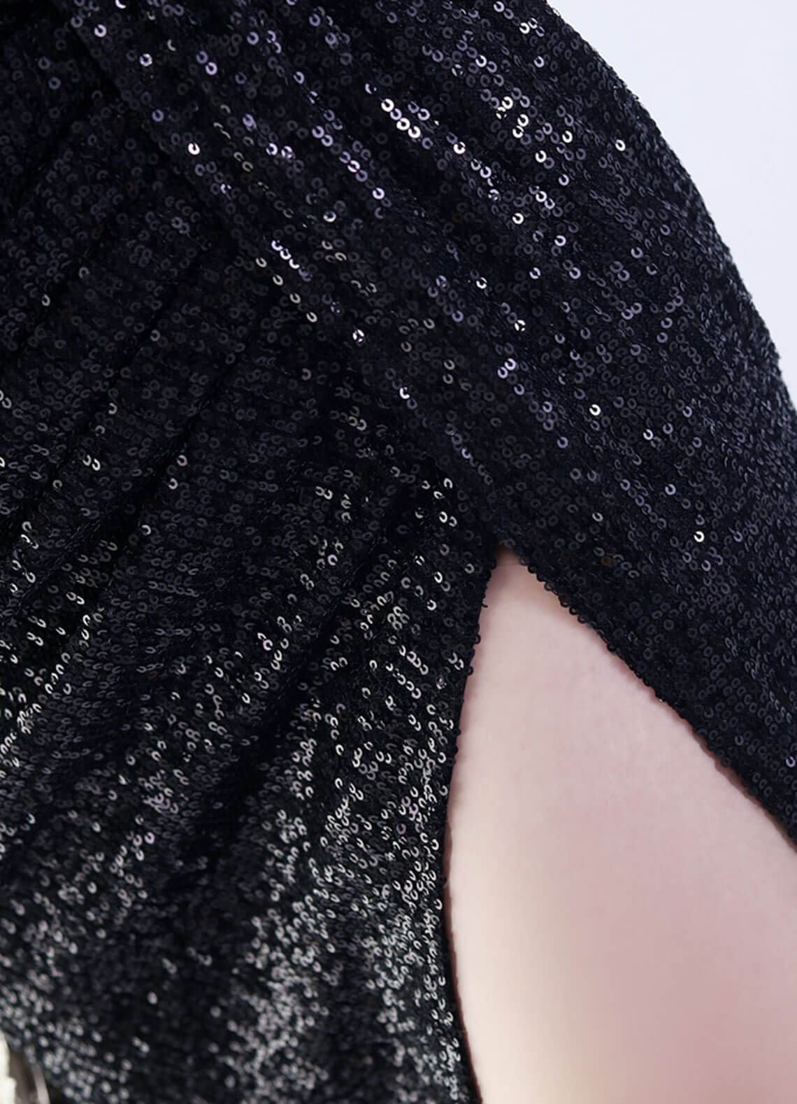 Elegant Black Feather Sequin Maxi Dress with Spaghetti Straps for Prom, Evening Gala & Formal Events | Luxury Long Evening Gown for Women