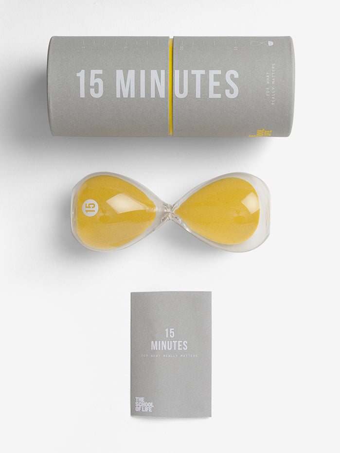 15-Minute Timer for Productivity & Focus - Perfect for School, Work, and Study Sessions | The School of Life Timer