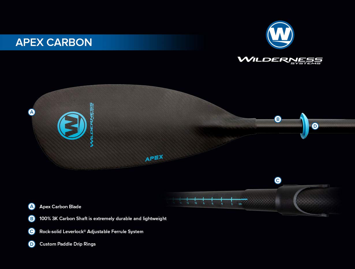 Premium Carbon Fiber Kayak Paddle - Lightweight Adjustable Shaft for Touring & Recreation | High-Performance Carbon Blades | Perfect for Lakes, Rivers & Coastal Paddling