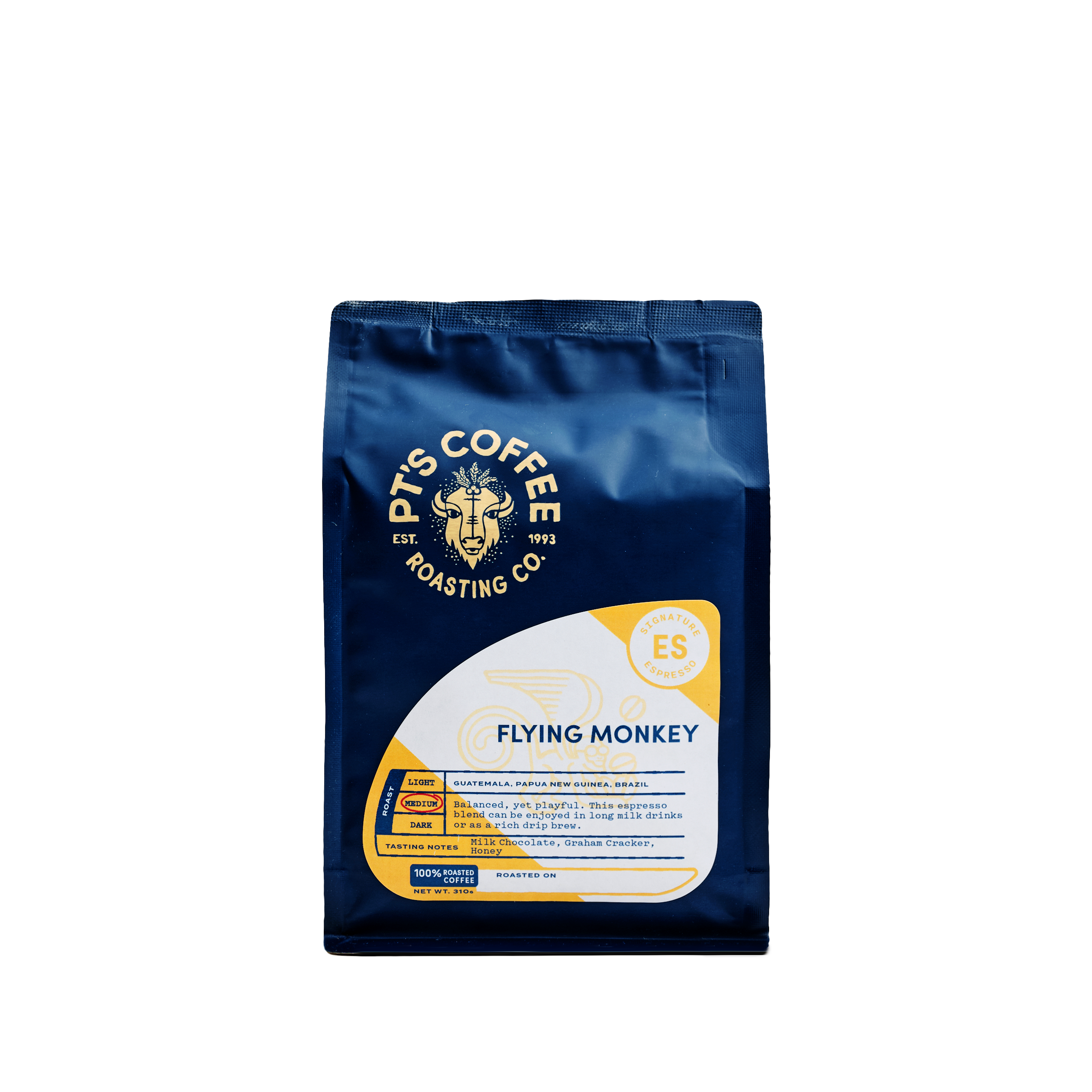 Premium Flying Monkey Espresso Beans - Rich & Bold Coffee for Home Brewing, Office & Gifting - 100% Arabica Specialty Grade