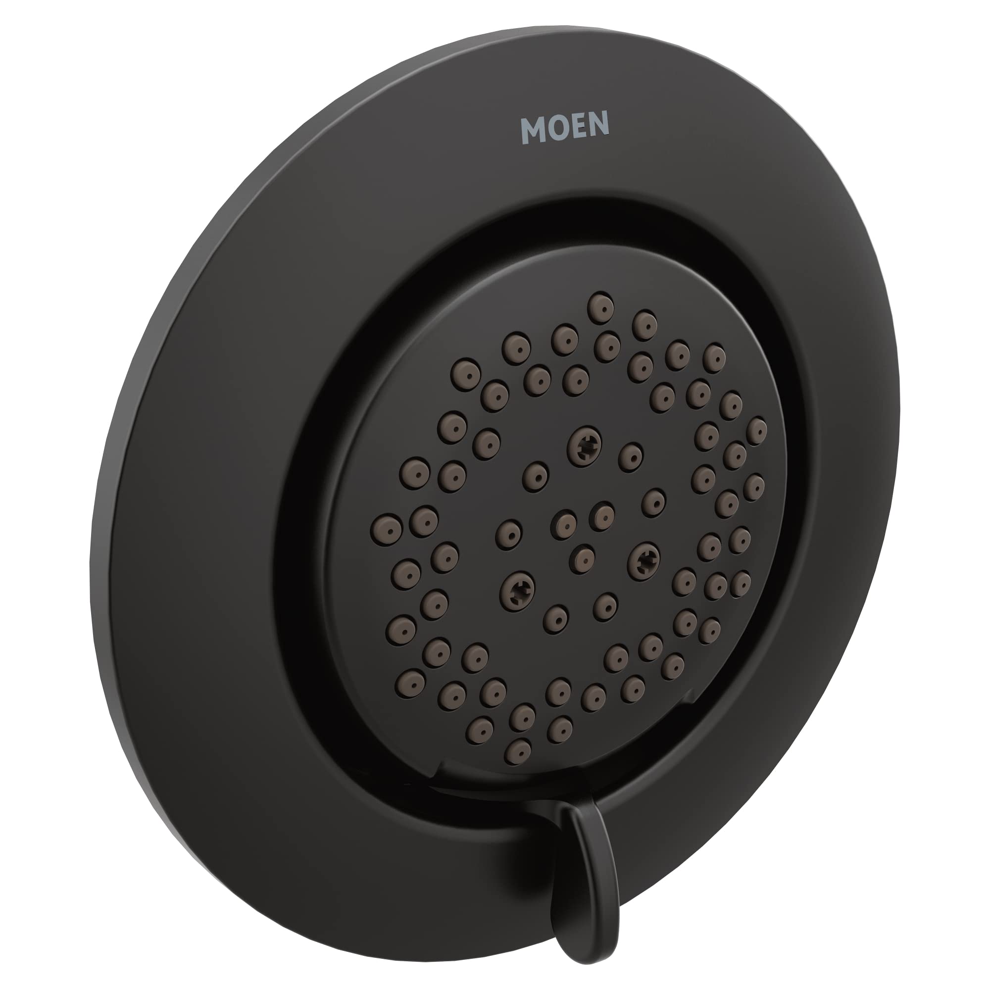 Moen Mosaic Matte Black Round Two-Function Shower Body Spray with Valve - TS1422BL - Perfect for Modern Bathroom and Spa Renovations