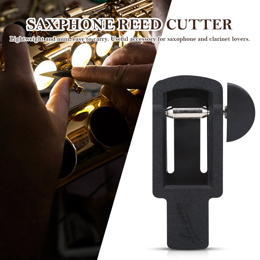 Professional Reed Cutter Tool for Soprano, Alto & Tenor Saxophone - Precision Clarinet Reed Trimmer & Repair Kit (Tenor Sax Model) - Perfect for Musicians, Band Practice & Saxophone Maintenance