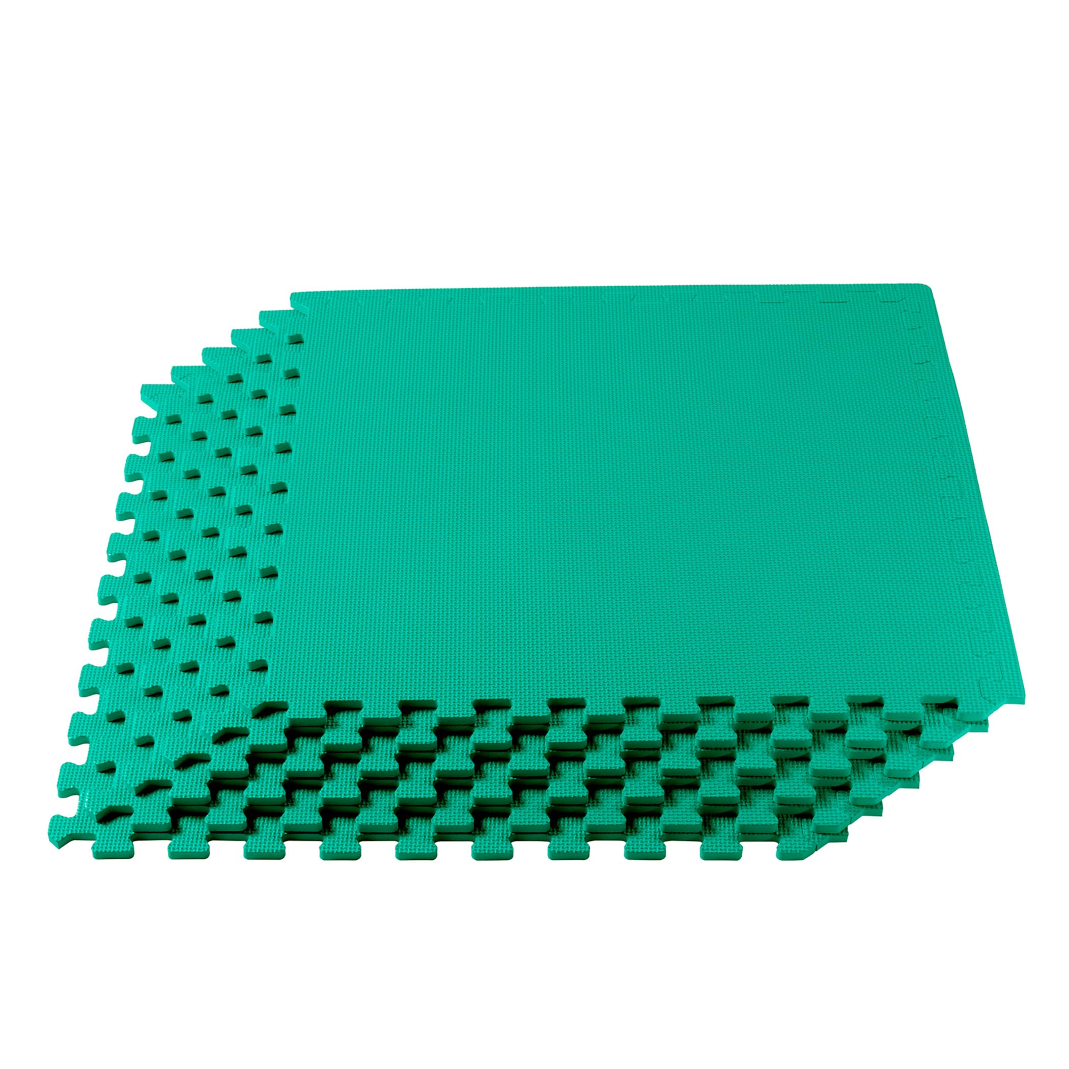 3/8 Inch Thick High-Density Exercise Floor Mat - Non-Slip Gym Mats for Home Workouts, Yoga, Pilates & Martial Arts | Ideal for Home Gyms, Basements & Play Areas