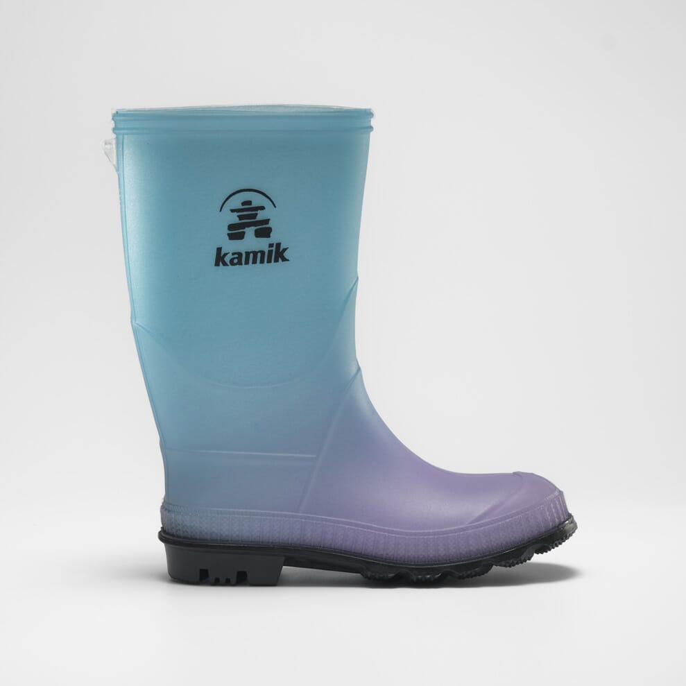 Stomp Print Kids' Rain Boots - Waterproof Children's Rubber Boots for Outdoor Play, Puddles & Gardening | Fun & Comfortable Toddler Rain Shoes