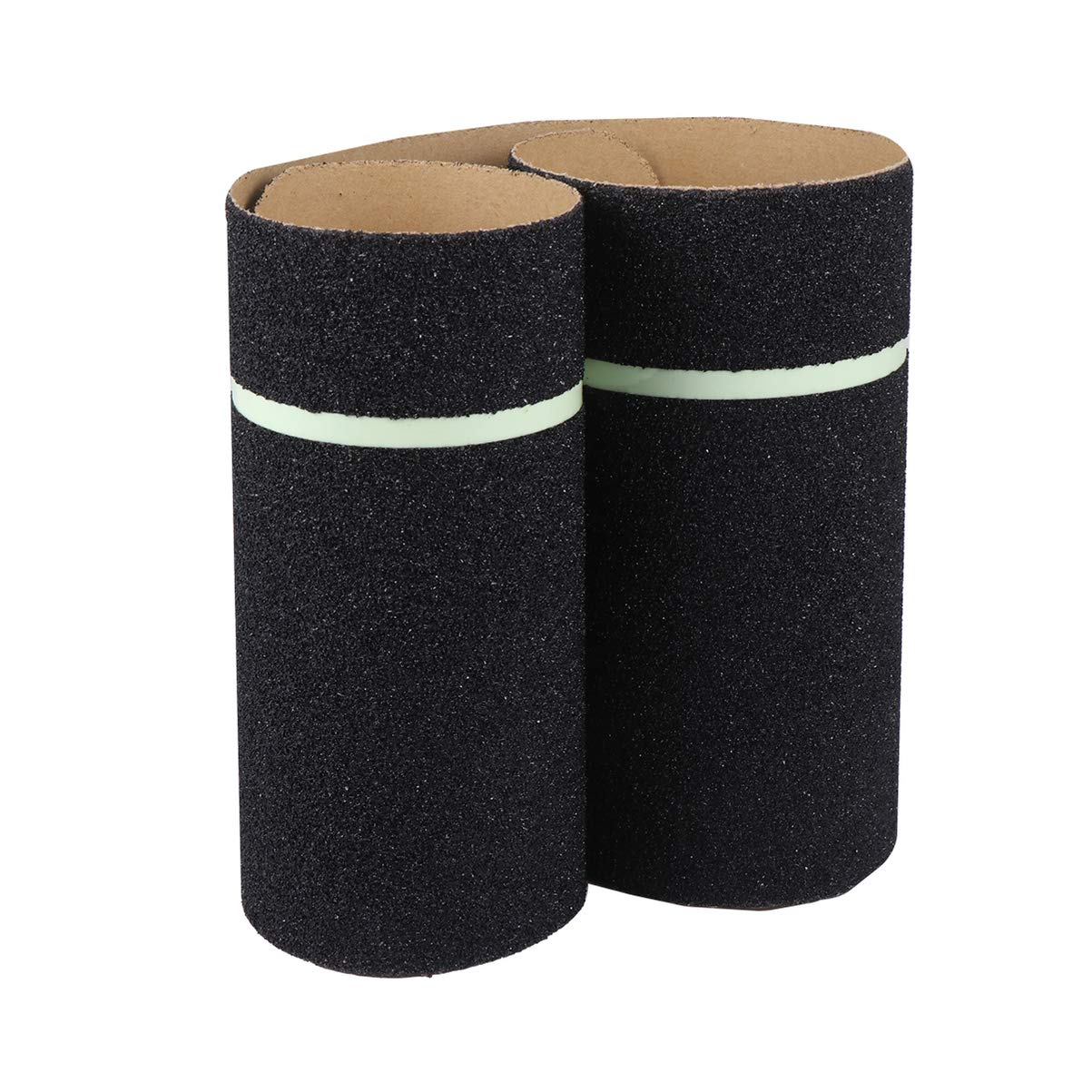 Yellow Caution Floor Tape - Non-Slip Safety Tape with Glow in The Dark Feature, Black & Yellow Duct Tape for Step Warning and Hazard Marking - Perfect for Construction Sites, Warehouses, and Home Safety