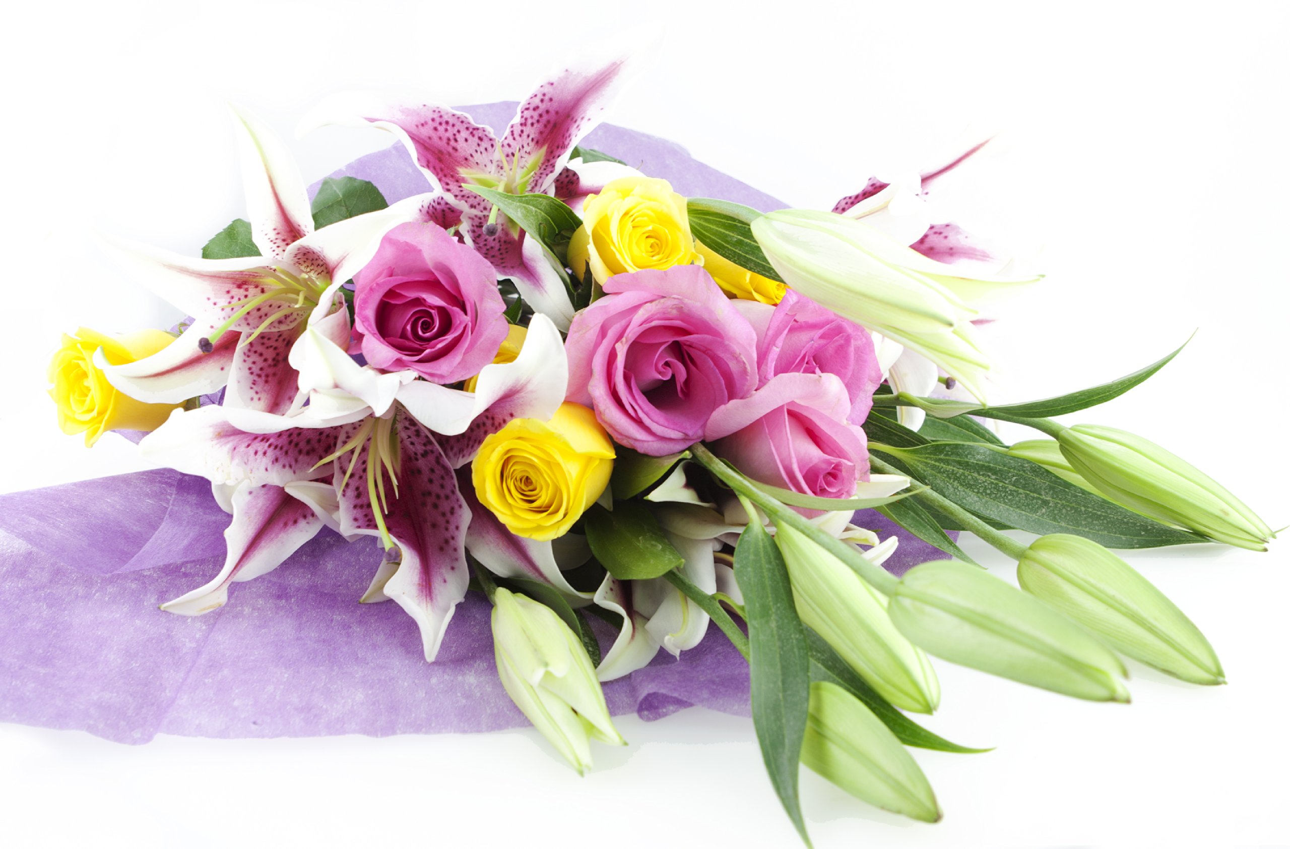 KaBloom Fresh Flowers Bouquet with Vase - Next Day Delivery for Mother's Day, Birthday, Anniversary, Sympathy, Get Well, Thank You & Valentine's Day - Perfect for Weddings, Home Decor, Office Gifts & Special Occasions