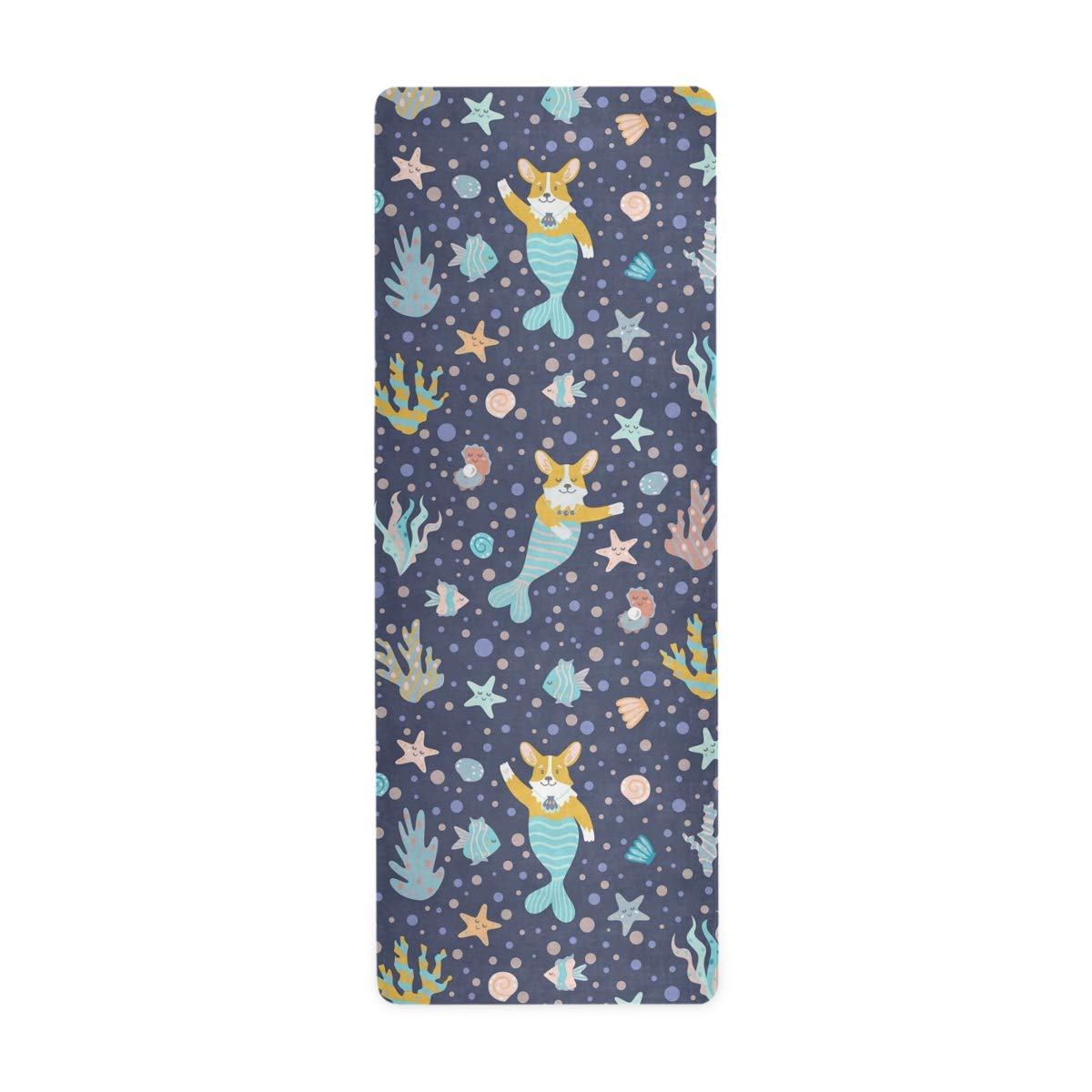Premium Non-Slip Yoga Mat with Wild Animals Forest Design - Fox, Bear & Bee Patterns | Eco-Friendly Exercise Mat for Yoga, Pilates, Home Workouts & Floor Exercises | Perfect Gift for Fitness Lovers & Nature Enthusiasts